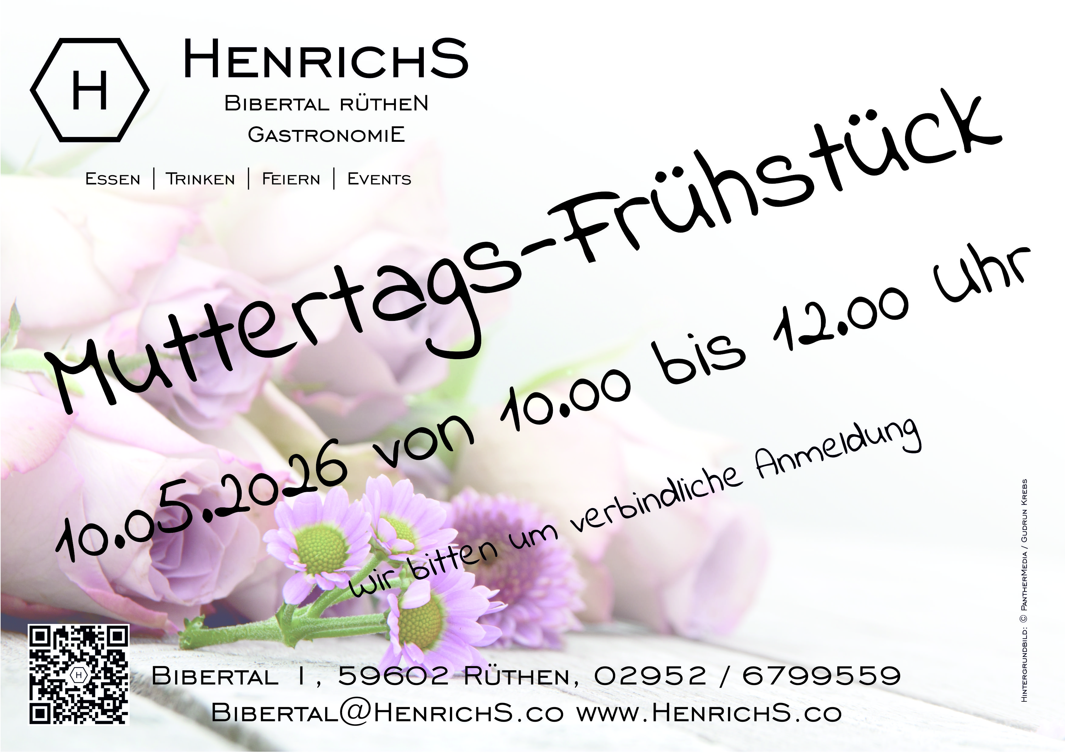 Flyer Muttertagsfrühstück